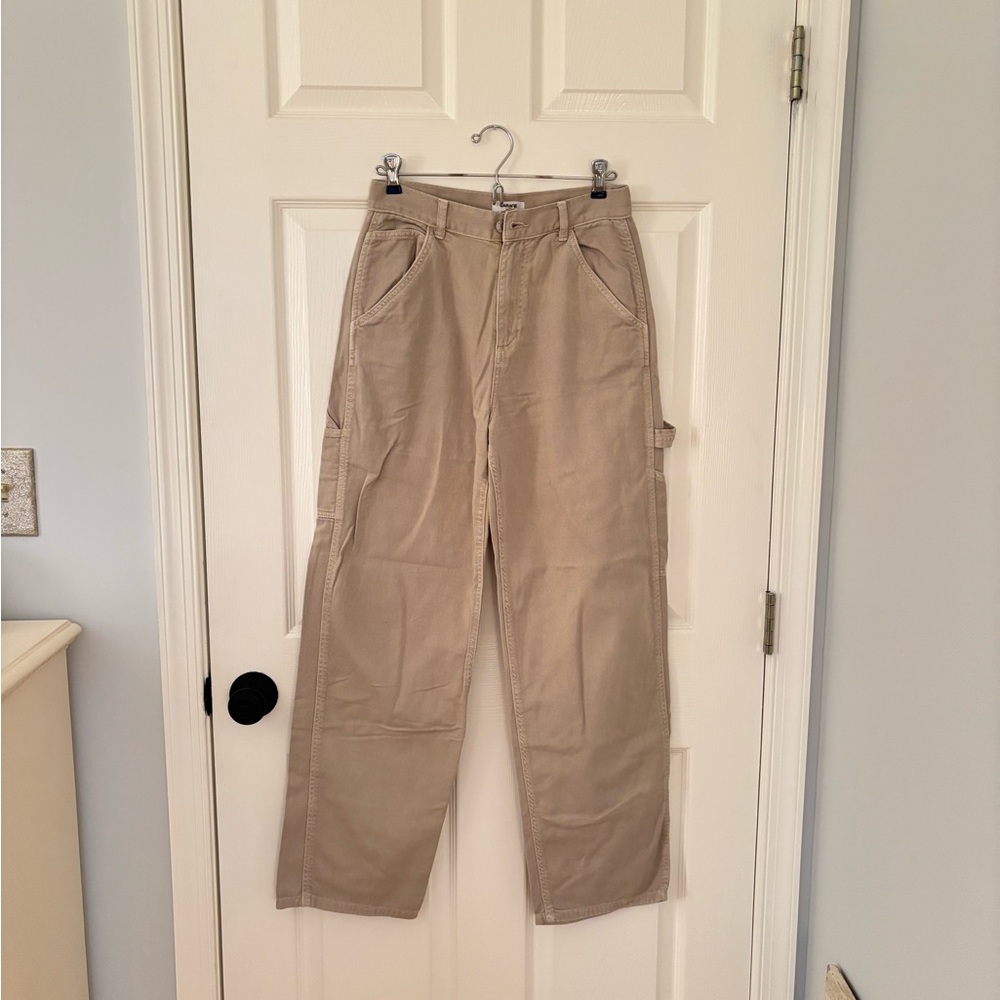 Garage Tan Cargo Pants Relaxed Fit